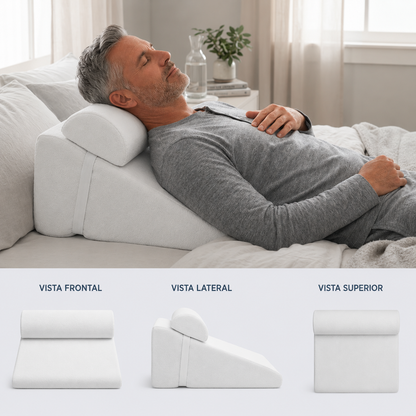 Relieva™ - Almohada Cervical Antirronquidos