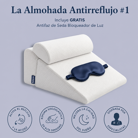 Relieva™ - Almohada Cervical Antireflujo