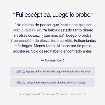 Relieva™ - Almohada Antireflujos para niños