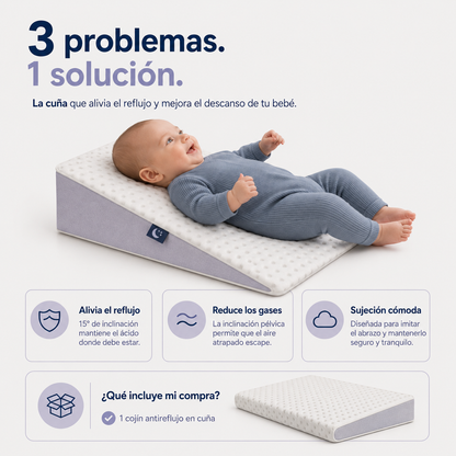 Relieva™ - Almohada Antireflujos para niños