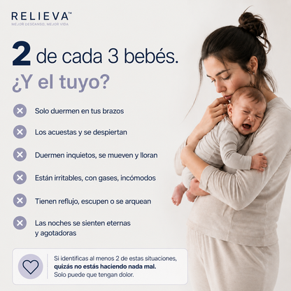 Relieva™ - Almohada Antireflujos para niños