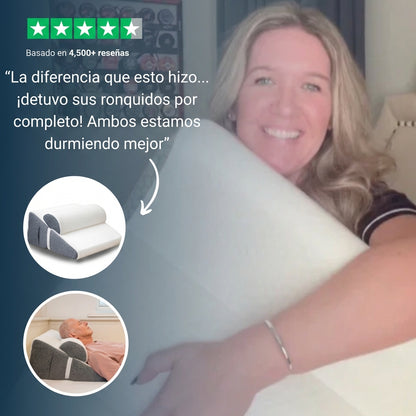 Almohada Relieva™ + Antifaz de seda