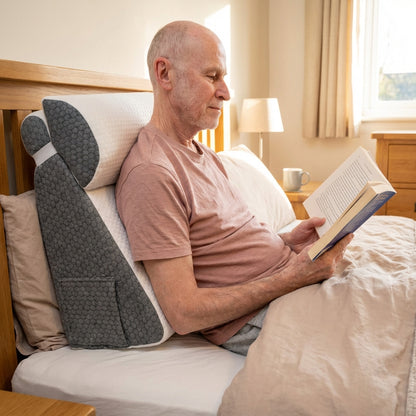 Almohada Relieva™ + Antifaz de seda