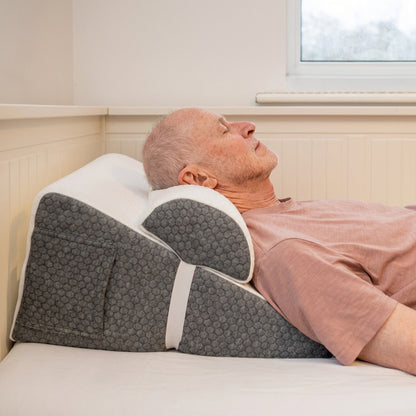 Almohada Relieva™ + Antifaz de seda