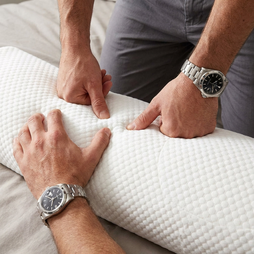 Almohada Relieva™ + Antifaz de seda