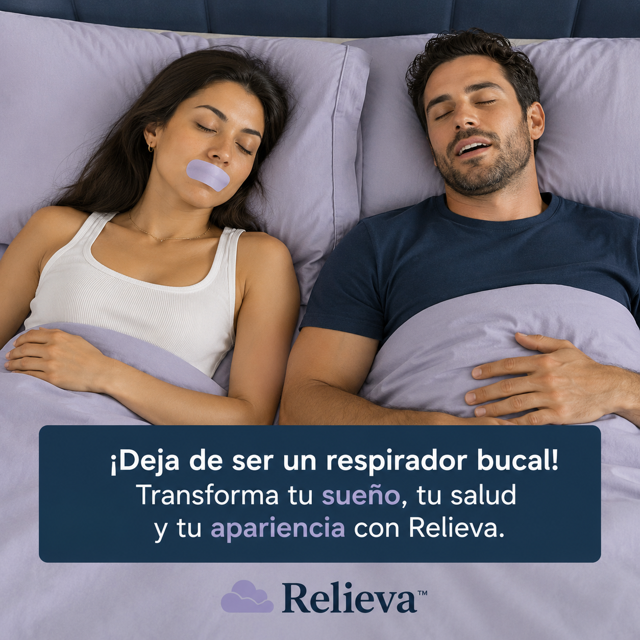 Cinta Bucal Antirronquidos